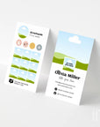 Retro Instagram Style Business Card Canva Template | Dani - Trendy Fox Studio
