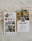 Retro Instagram Style Business Card Canva Template | Pixie - Trendy Fox Studio