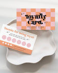 Retro Loyalty Card, Customer Rewards Stamp Card Canva Template | Ace - Trendy Fox Studio