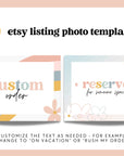 Retro Pastel Etsy Shop Kit Canva Template | Etsy Banner, Listing Photos, Icon | Dani - Trendy Fox Studio