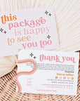 Retro Pastel Pink Business Thank You Card Canva Template | Lark - Trendy Fox Studio