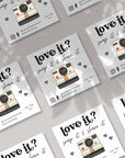 Retro Snap and Share Social Media Card Canva Template | Dani - Trendy Fox Studio