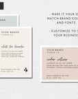 Rustic Modern Candle Label Canva Template - Trendy Fox Studio