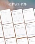Side Hustle Workbook & Planner - Printable Business Planner, Passive Income Workbook - Trendy Fox Studio