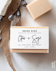 Soap Bar Wrap Label Canva Template | Dusk - Trendy Fox Studio