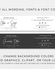 Soap Bar Wrap Label Canva Template | Dusk - Trendy Fox Studio