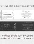 Soap Bar Wrap Label Canva Template | Landry - Trendy Fox Studio