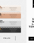 Soap Bar Wrap Label Canva Template | Pixie - Trendy Fox Studio