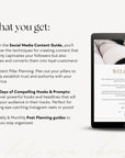 Social Media Marketing & Content Guide for Passive Income, Digital Marketing Guide - Trendy Fox Studio