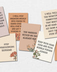 Sweary Affirmation Card Printable, Irreverent Fun Affirmation Deck, Funny Motivational Maybe Swearing Will Help Encouragement Part 2 - Trendy Fox Studio