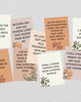 Sweary Affirmation Cards, NSFW Bada$$ Affirmation Printable Card Deck Bundle - Trendy Fox Studio