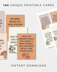 Sweary Affirmation Cards, NSFW Bada$$ Affirmation Printable Card Deck Bundle - Trendy Fox Studio