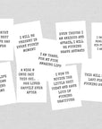 Sweary Affirmation Cards, NSFW Bada$$ Affirmation Printable Card Deck Part 1 - Trendy Fox Studio