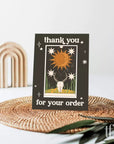 Tarot Desert Sun Moon Business Thank You Card Canva Template | Tori - Trendy Fox Studio