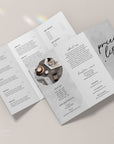 Tri-Fold Price List, Brochure Rack Card Price Menu, Canva Template | Cinna - Trendy Fox Studio