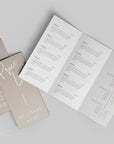 Tri-Fold Price List, Brochure Rack Card Price Menu, Canva Template | Skye - Trendy Fox Studio