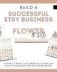 Western Etsy Shop Kit Canva Template | Etsy Banner, Listing Photos, Icon | Rhodes - Trendy Fox Studio