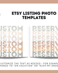 Western Etsy Shop Kit Canva Template | Etsy Banner, Listing Photos, Icon | Rhodes - Trendy Fox Studio