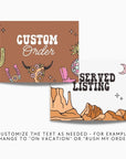 Etsy Shop Kit Canva Template | Etsy Banner, Listing Photos, Icon | Western Desert | Nash - Trendy Fox Studio
