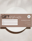 Gift Certificate Canva Template | Modern Editorial | Lyra - Trendy Fox Studio