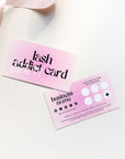 Loyalty Card Canva Template | Aesthetic Discount Card for Lash or Beauty Business | Opal - Trendy Fox Studio