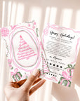 Christmas Business Thank You Card Canva Template | Roselle - Trendy Fox Studio