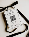 Scan to Pay Sign Canva Template | 1 QR Code | Whimsical Coquette | Thea - Trendy Fox Studio