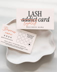 Loyalty Card Canva Template | Rewards Card for Lash Beauty Business | Inez - Trendy Fox Studio