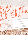 Gift Certificate Canva Template | Modern Boho | Inez - Trendy Fox Studio