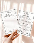 Press On Backing Card Canva Template | Whimsical Coquette | Thea - Trendy Fox Studio