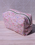 Carry-All Boxy Pouch | Ditzy Pink Floral