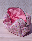 Carry-All Boxy Pouch | Ditzy Pink Floral