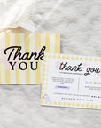 Business Thank You Card Canva Template | Preppy Cottagecore | Yara - Trendy Fox Studio