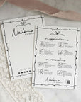 Press On Backing Card Canva Template | Whimsical Coquette | Thea - Trendy Fox Studio