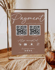 Scan to Pay 2 QR Code Sign, Accepted Payments Sign Canva Template | Modern Boho | Inez - Trendy Fox Studio