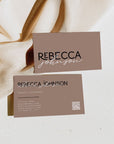 Business Card Canva Template | Modern Editorial | Lyra - Trendy Fox Studio