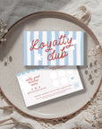 Loyalty Stamp Card Canva Template | Preppy Cottagecore | Margot - Trendy Fox Studio