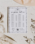 Price List Menu Canva Template | Whimsical Coquette | Thea - Trendy Fox Studio