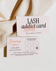 Loyalty Card Canva Template | Rewards Card for Lash Beauty Business | Inez - Trendy Fox Studio