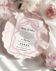 Christmas Business Thank You Card Canva Template | Roselle | Vintage Pink Christmas - Trendy Fox Studio