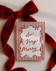 Christmas Business Thank You Card Canva Template | Vintage Coquette - Trendy Fox Studio