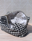 Carry - All Boxy Pouch | Black Gingham - Trendy Fox Studio