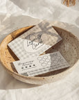 Loyalty Card Canva Template | QR Code | Cottagecore Gingham | Lula - Trendy Fox Studio