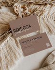 Business Card Canva Template | Modern Editorial | Lyra - Trendy Fox Studio
