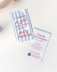 Beauty Business Card Canva Template | Preppy Cottagecore | Margot - Trendy Fox Studio