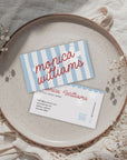 Business Card Canva Template | Preppy Cottagecore | Margot - Trendy Fox Studio
