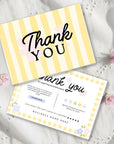 Business Thank You Card Canva Template | Preppy Cottagecore | Yara - Trendy Fox Studio