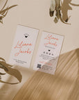Hair Stylist Business Card Canva Template with QR Code | Elegant Boho | Inez - Trendy Fox Studio