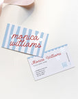 Business Card Canva Template | Preppy Cottagecore | Margot - Trendy Fox Studio