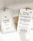 Hang Tag | Product Label Canva Template | Aubrie - Trendy Fox Studio